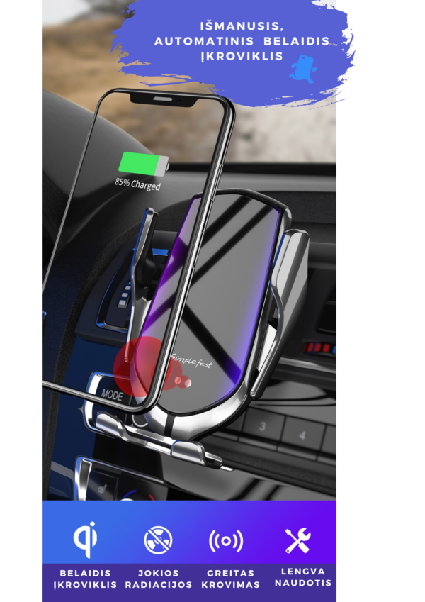 Phone holder + Wireless charger - Image 3